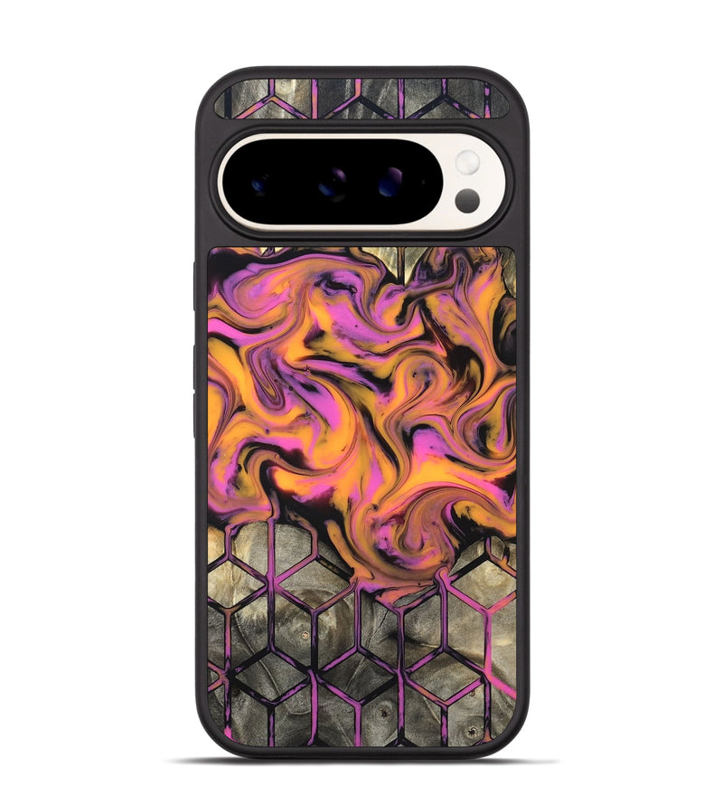 Pixel 9 Pro Wood Phone Case - Sharron (Neon, 820513)