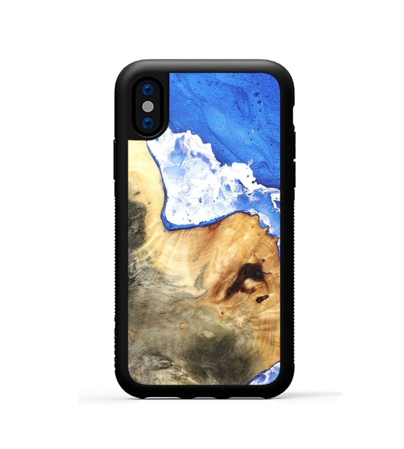 iPhone Xs Wood Phone Case - Berry (Coastal, 820514)