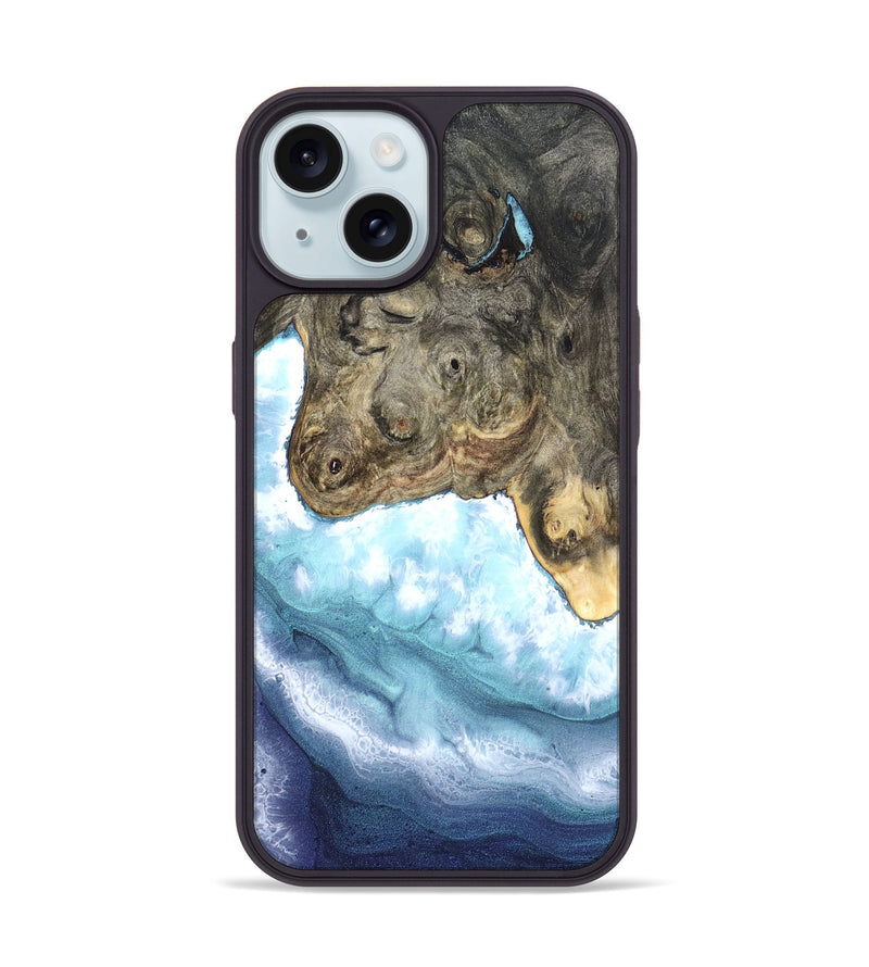 iPhone 15 Wood Phone Case - Kenji (Coastal, 820516)