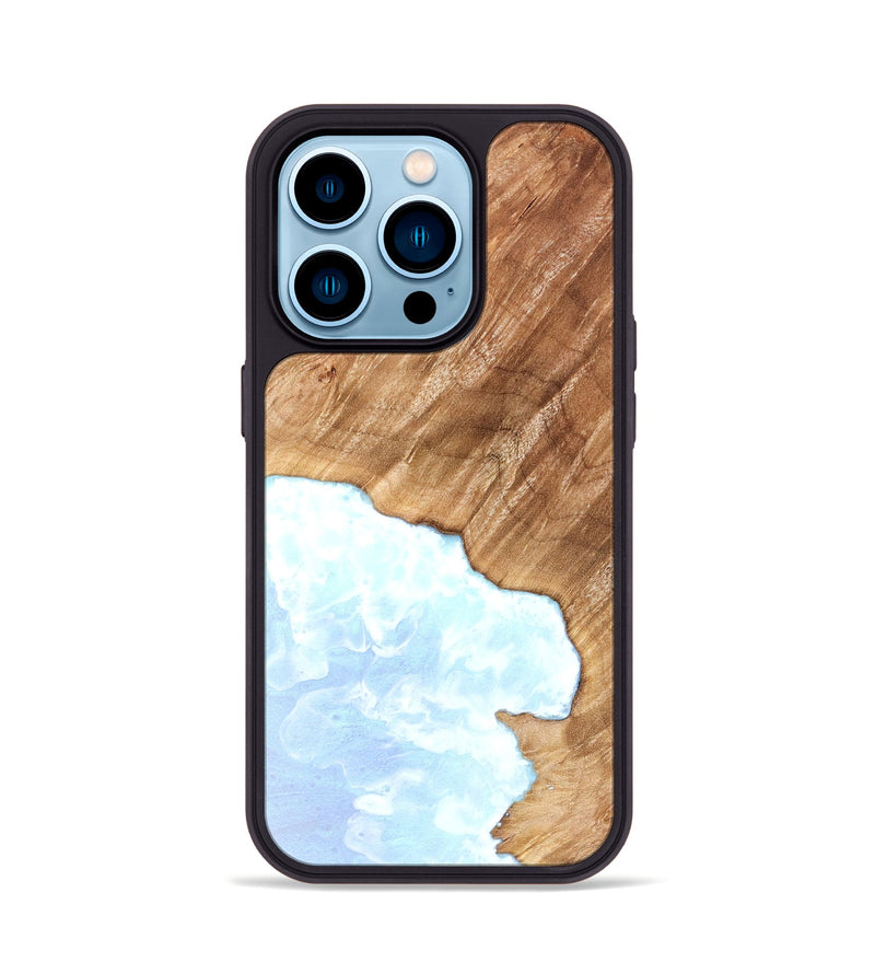 iPhone 14 Pro Wood Phone Case - Meilani (Coastal, 820526)