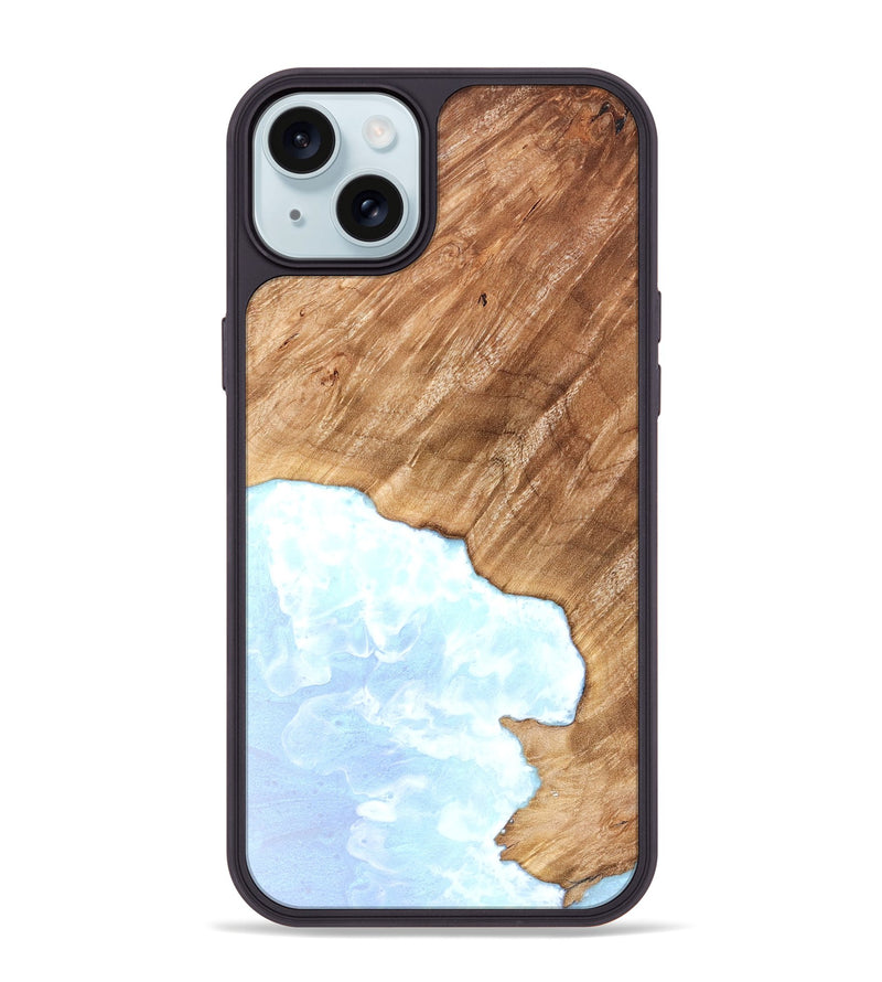 iPhone 15 Plus Wood Phone Case - Meilani (Coastal, 820526)