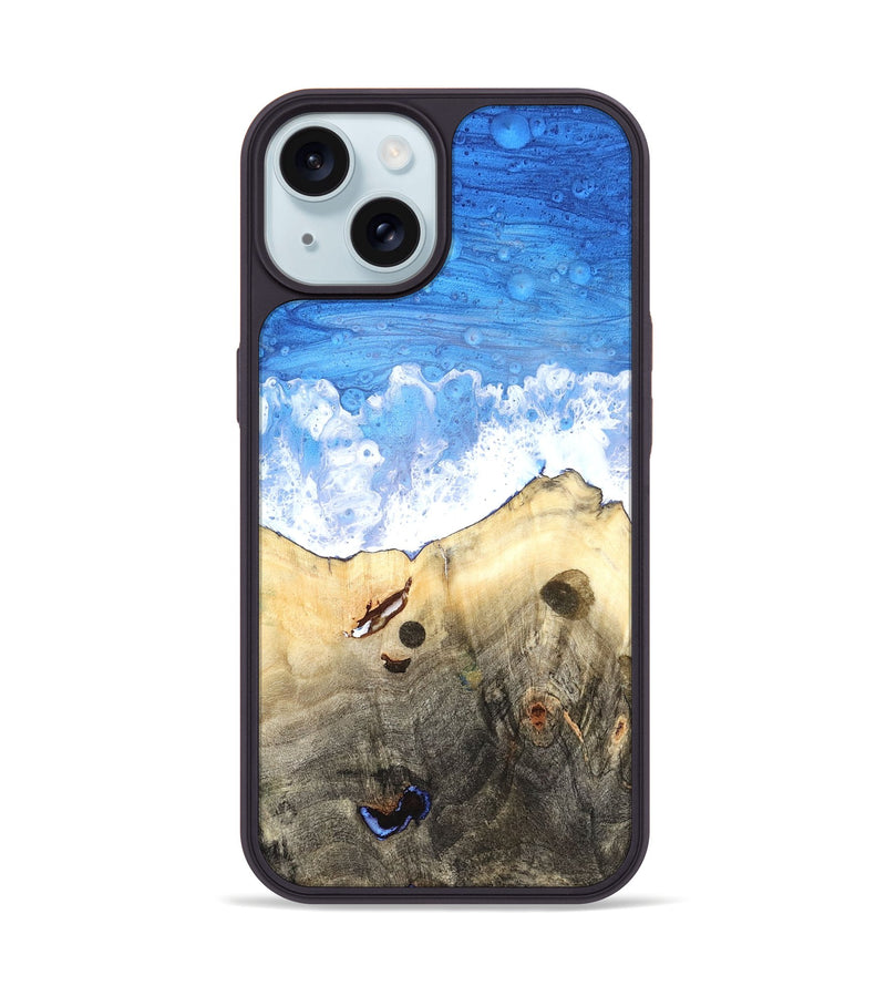 iPhone 15 Wood Phone Case - Nathaly (Coastal, 820529)
