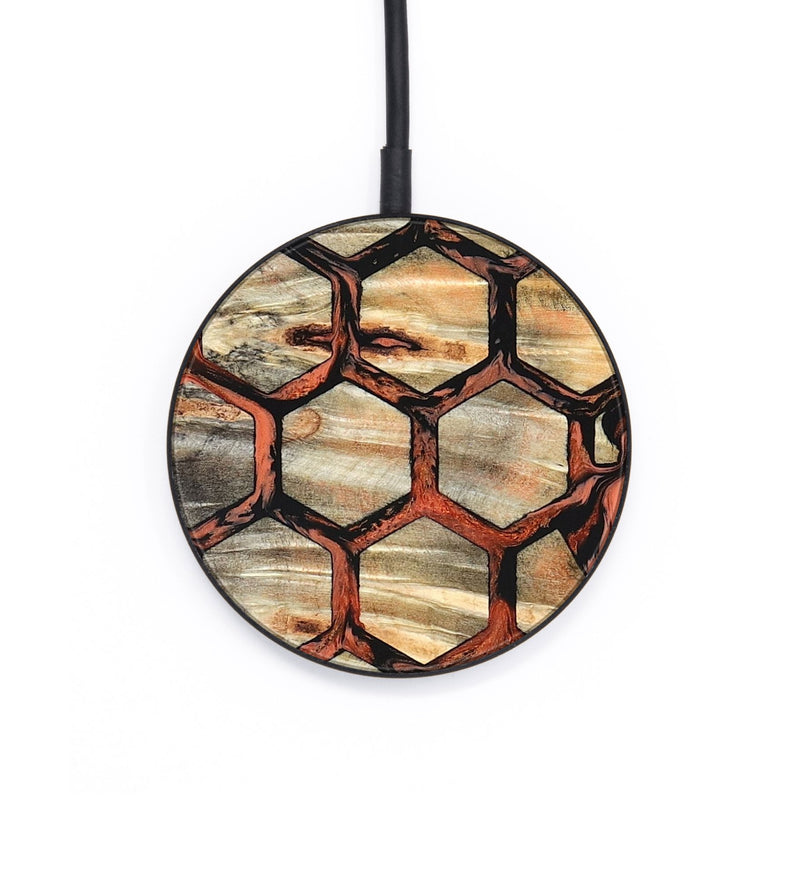 Circle Wood Wireless Charger - Evander (Pattern, 820531)