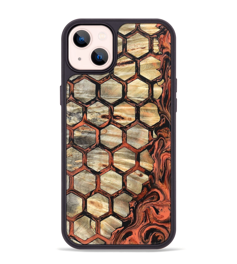 iPhone 14 Plus Wood Phone Case - Evander (Pattern, 820531)