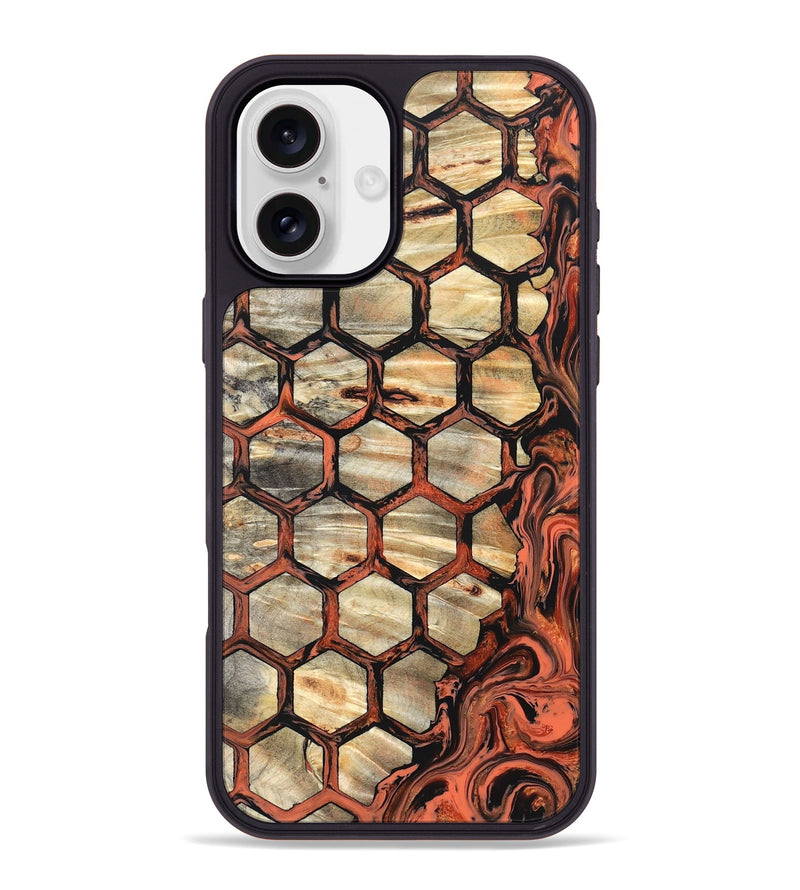 iPhone 16 Plus Wood Phone Case - Evander (Pattern, 820531)