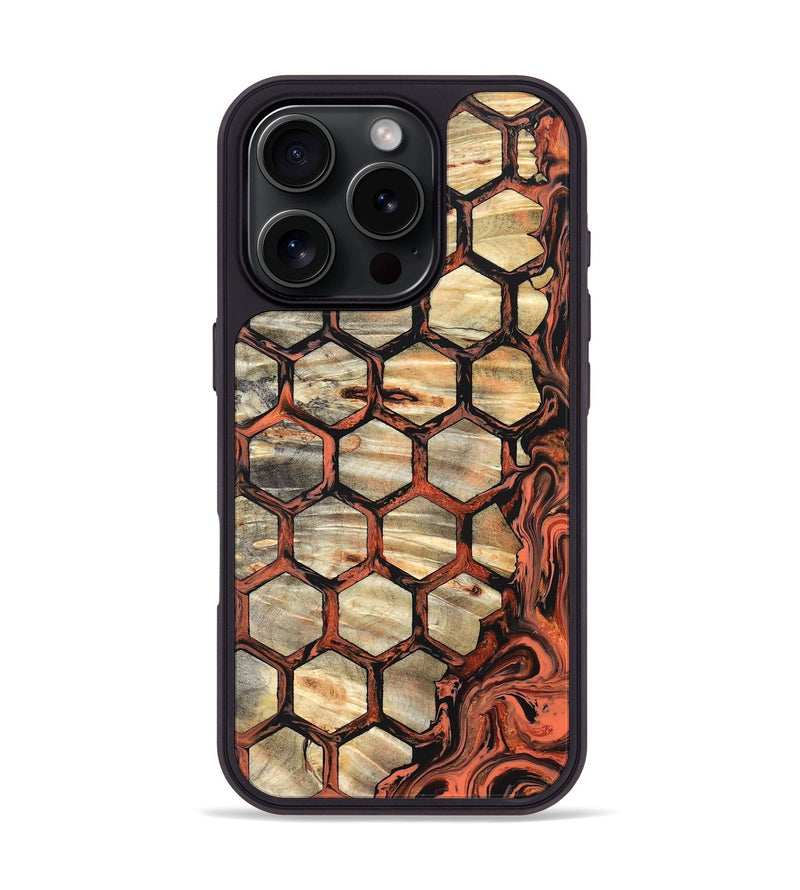 iPhone 16 Pro Wood Phone Case - Evander (Pattern, 820531)