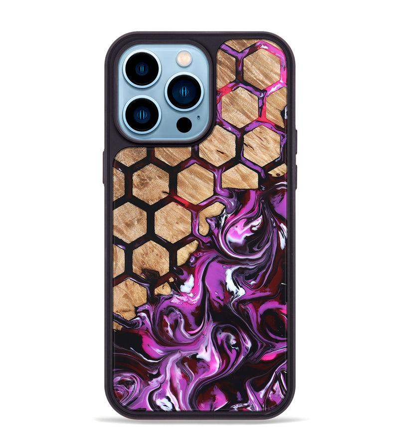 iPhone 14 Pro Max Wood Phone Case - Turner (Pattern, 820532)
