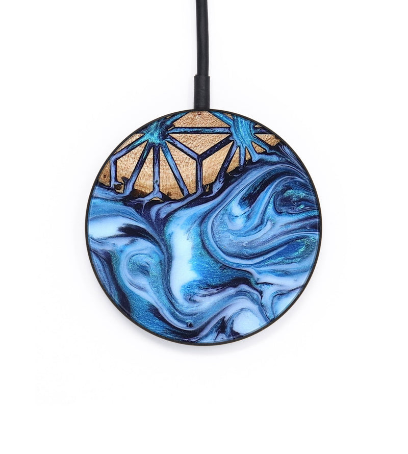 Circle Wood Wireless Charger - Sudie (Pattern, 820533)