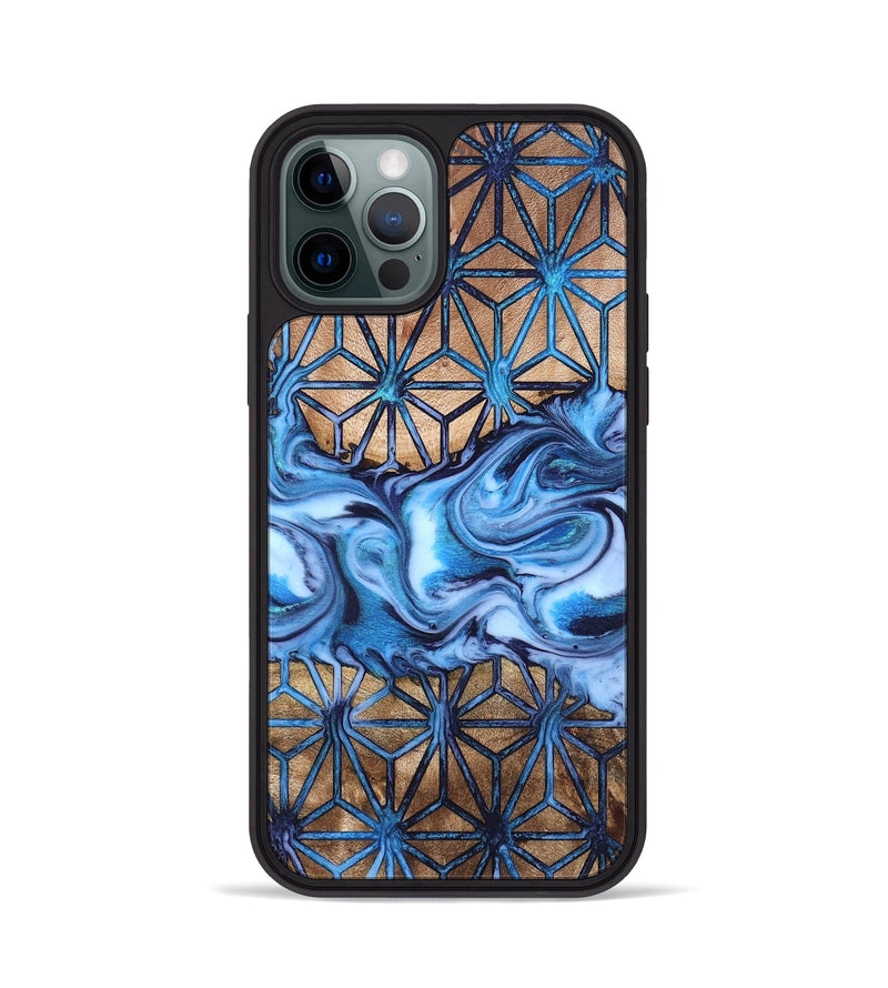 iPhone 12 Pro Wood Phone Case - Sudie (Pattern, 820533)