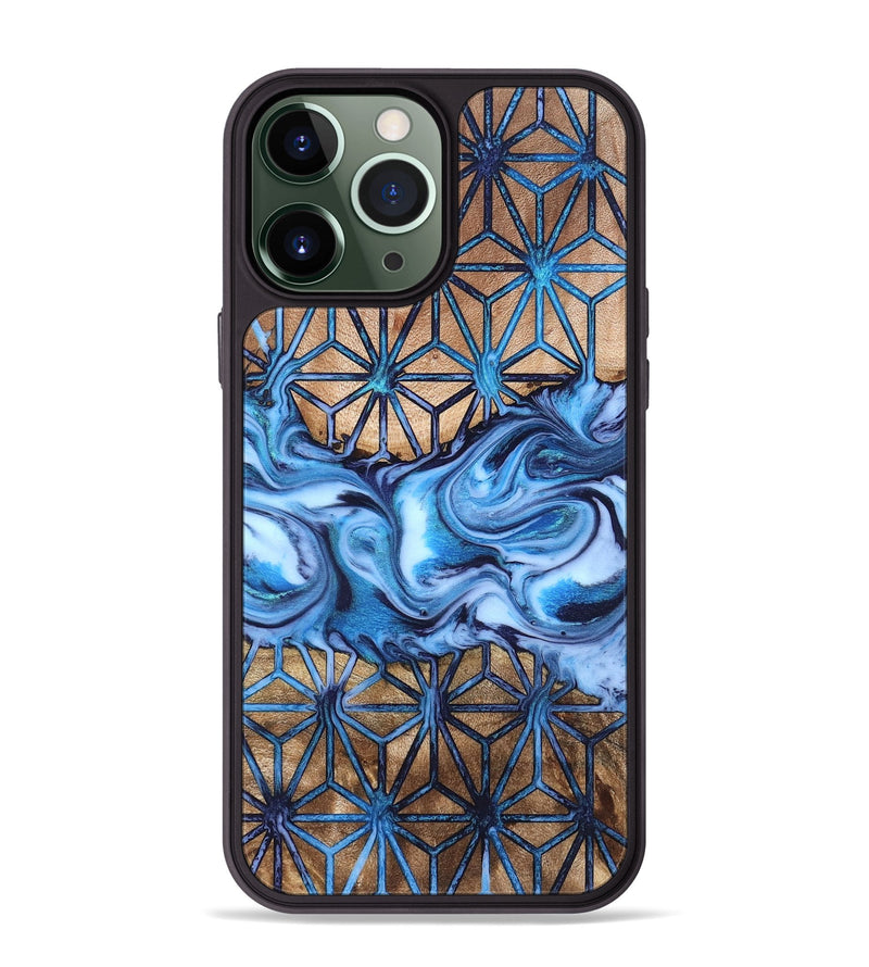 iPhone 13 Pro Max Wood Phone Case - Sudie (Pattern, 820533)