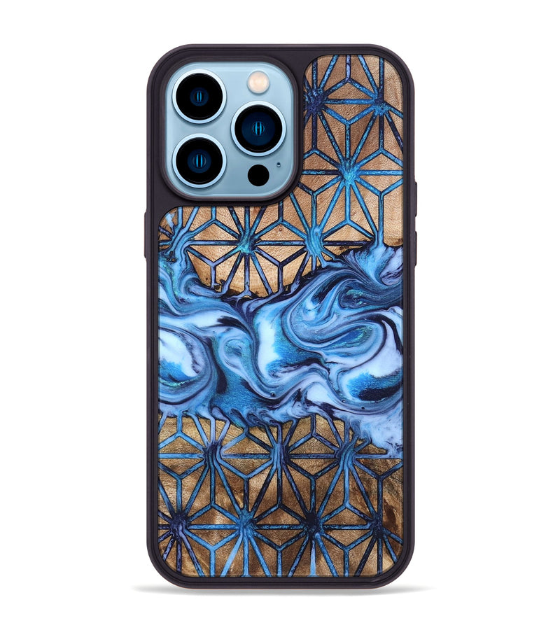 iPhone 14 Pro Max Wood Phone Case - Sudie (Pattern, 820533)