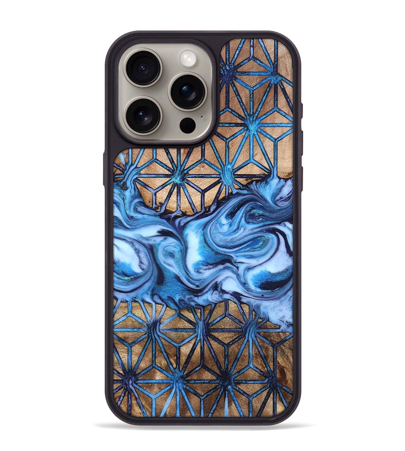 iPhone 15 Pro Max Wood Phone Case - Sudie (Pattern, 820533)
