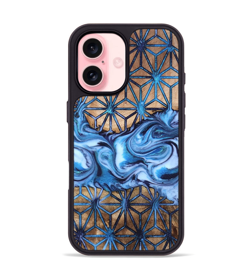 iPhone 16 Wood Phone Case - Sudie (Pattern, 820533)