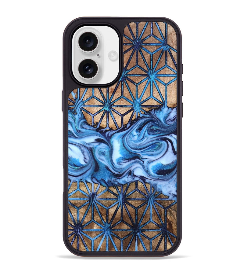 iPhone 16 Plus Wood Phone Case - Sudie (Pattern, 820533)