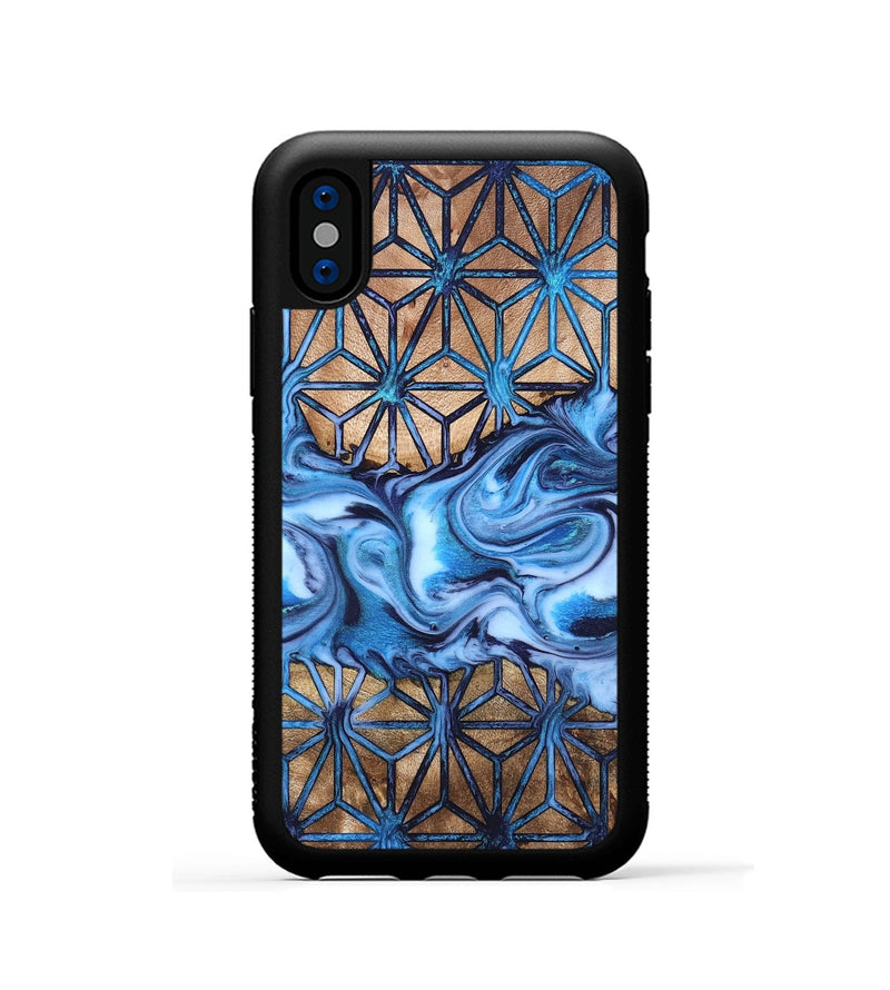 iPhone Xs Wood Phone Case - Sudie (Pattern, 820533)