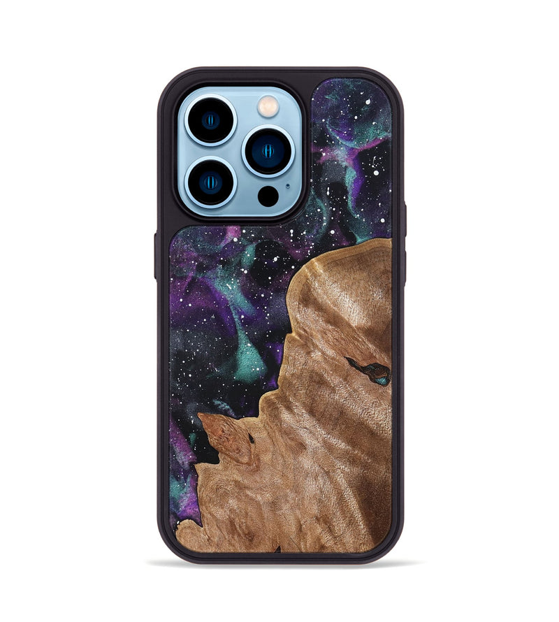 iPhone 14 Pro Wood Phone Case - Barbra (Cosmos, 820535)