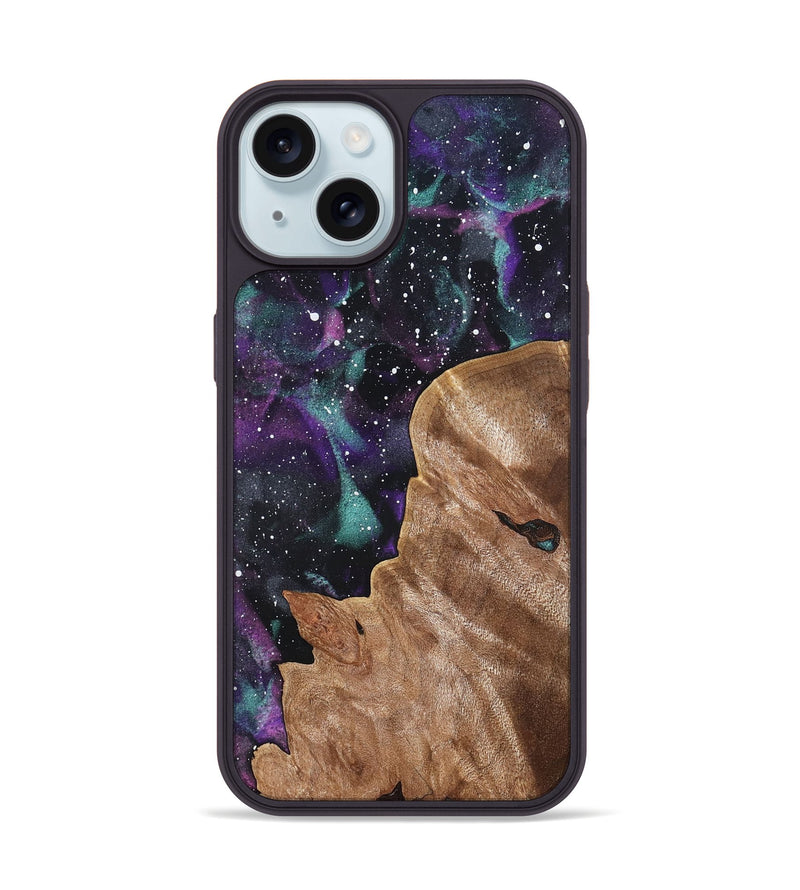 iPhone 15 Wood Phone Case - Barbra (Cosmos, 820535)