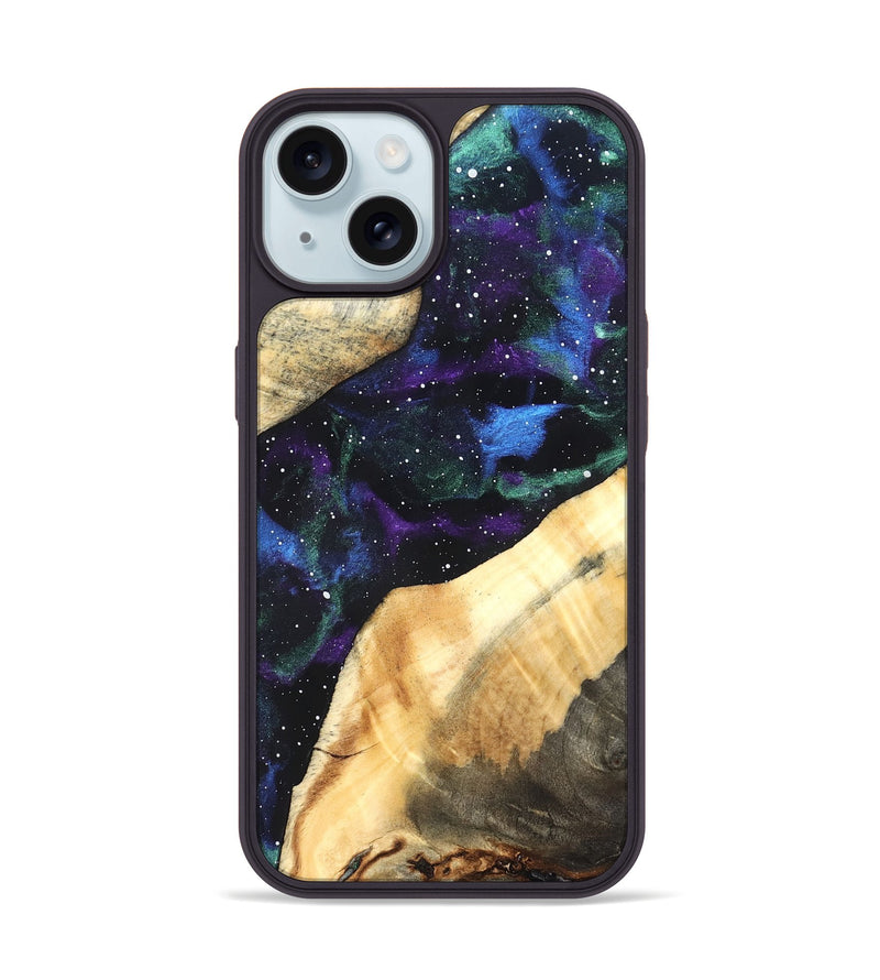 iPhone 15 Wood Phone Case - Katlyn (Cosmos, 820537)