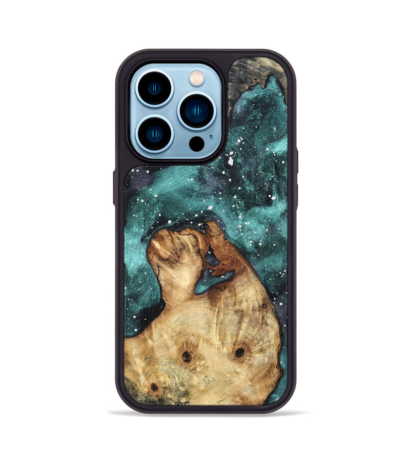 iPhone 14 Pro Wood Phone Case - Leda (Cosmos, 820541)