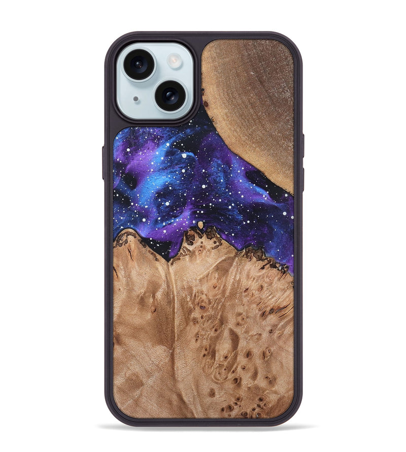 iPhone 15 Plus Wood Phone Case - Petra (Cosmos, 820545)