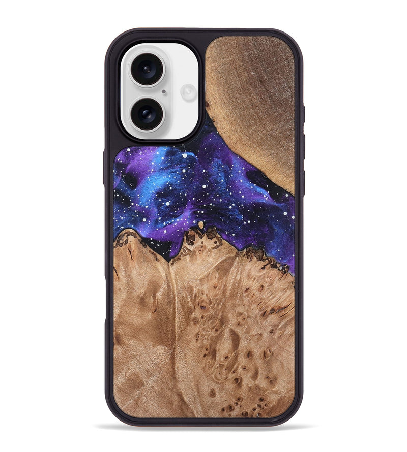 iPhone 16 Plus Wood Phone Case - Petra (Cosmos, 820545)