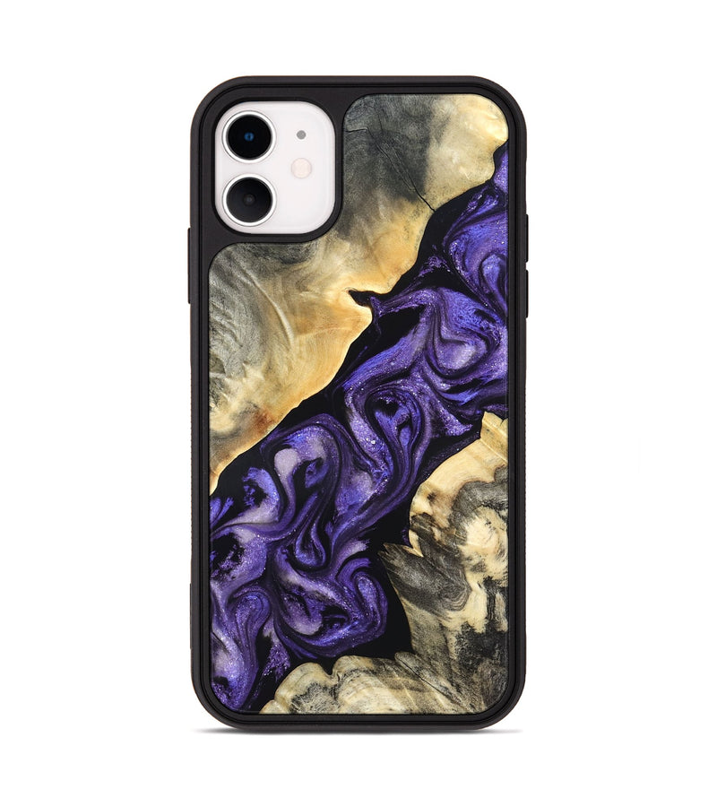 iPhone 11 Wood Phone Case - Maud (Purple, 820556)