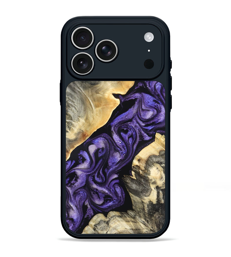 iPhone 17 Pro Max Wood Phone Case - Maud (Purple, 820556)
