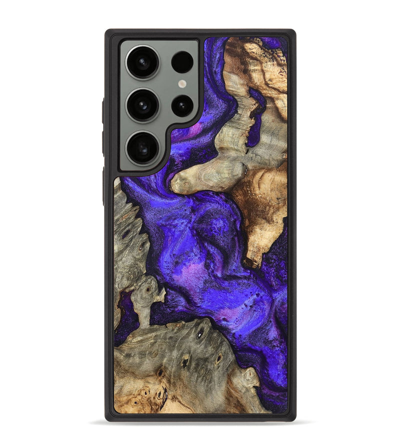 Galaxy S23 Ultra Wood Phone Case - Chaya (Purple, 820557)