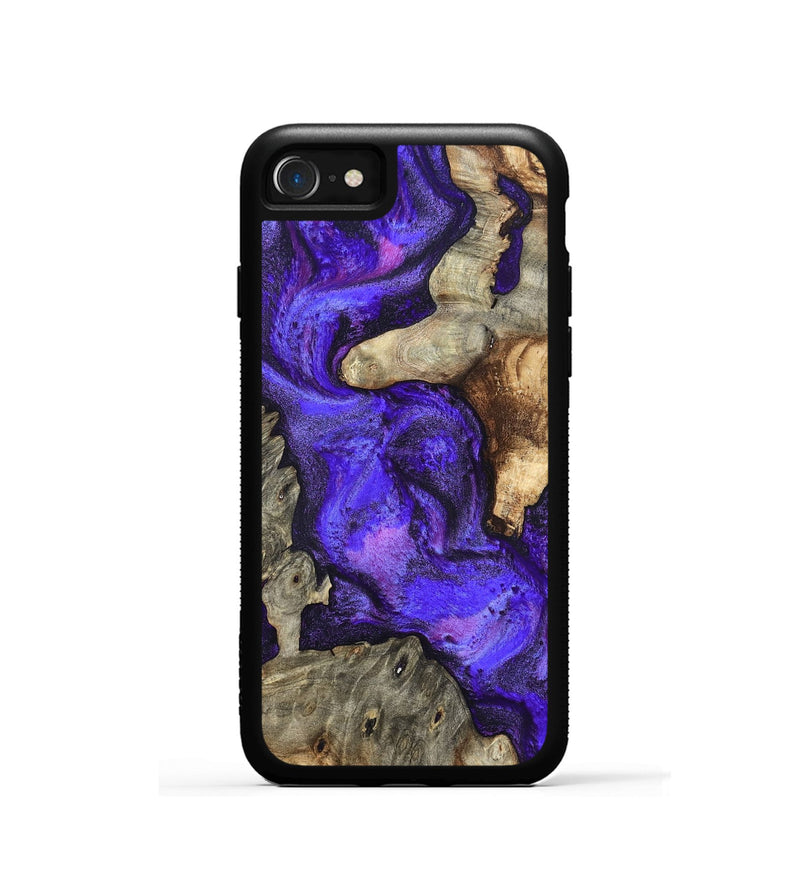 iPhone SE Wood Phone Case - Chaya (Purple, 820557)
