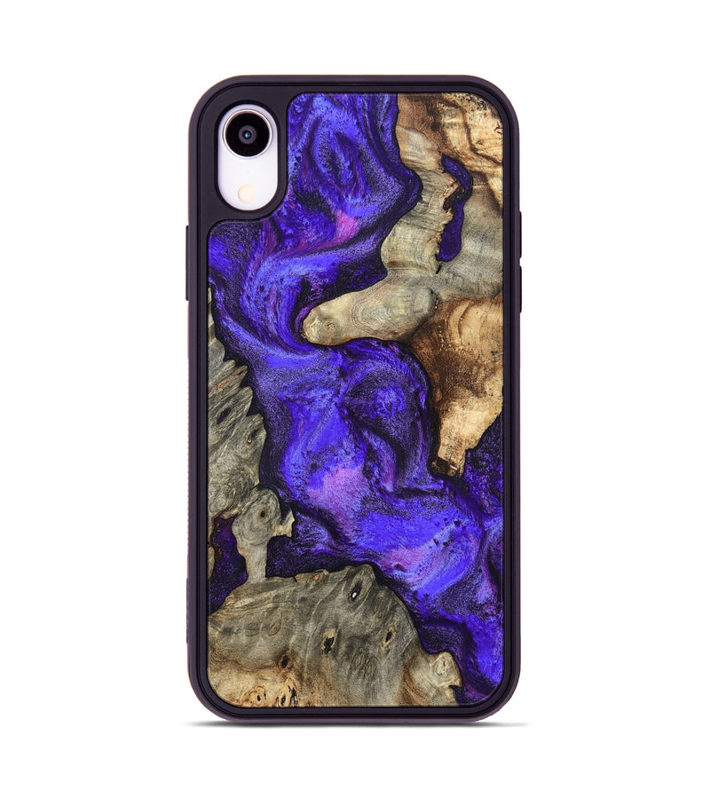 iPhone Xr Wood Phone Case - Chaya (Purple, 820557)
