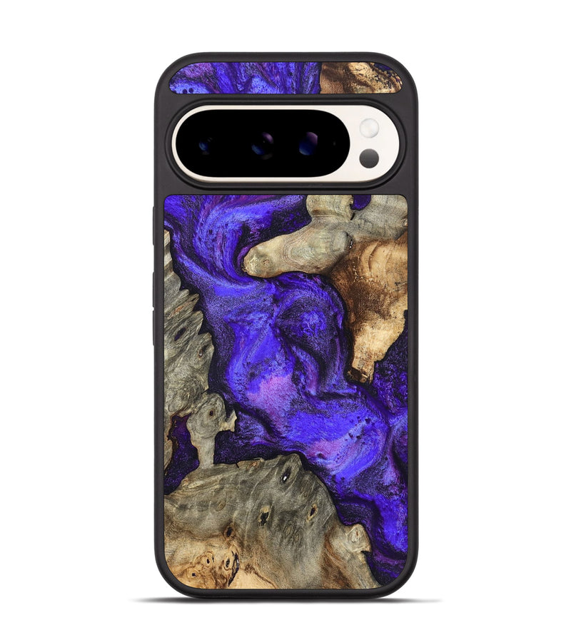 Pixel 9 Pro Wood Phone Case - Chaya (Purple, 820557)