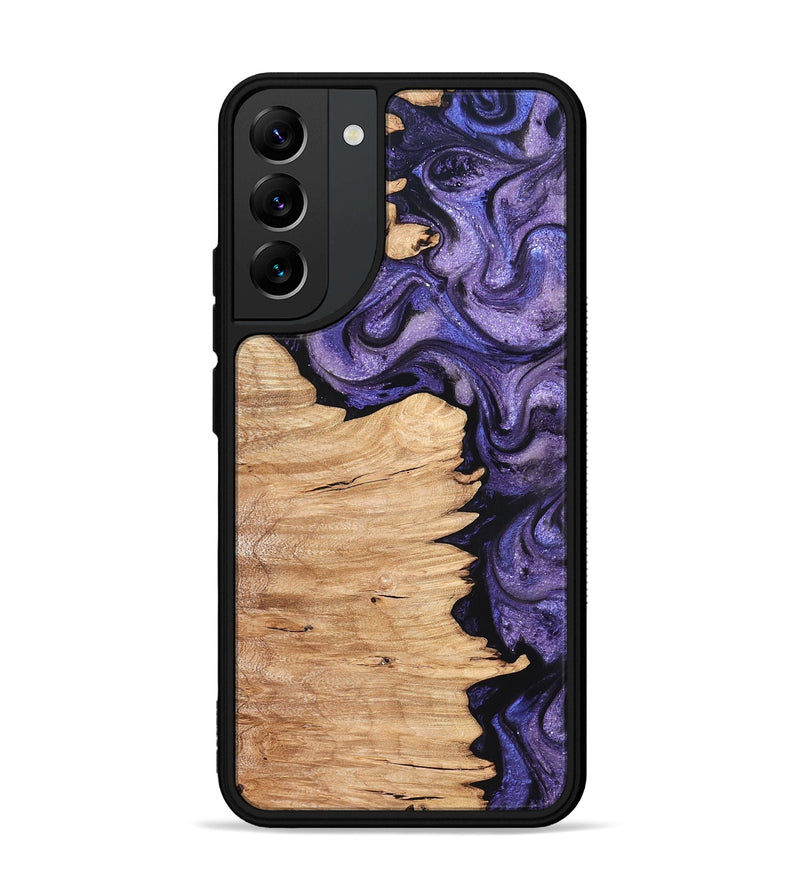 Galaxy S22 Plus Wood Phone Case - Abagail (Purple, 820558)