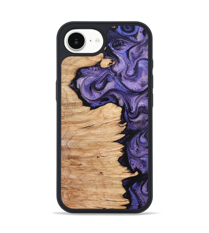iPhone 17e Wood Phone Case - Abagail (Purple, 820558)