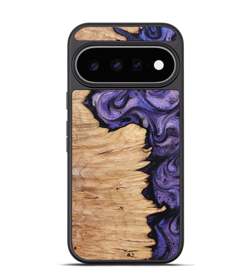 Pixel 11 Pro Wood Phone Case - Abagail (Purple, 820558)