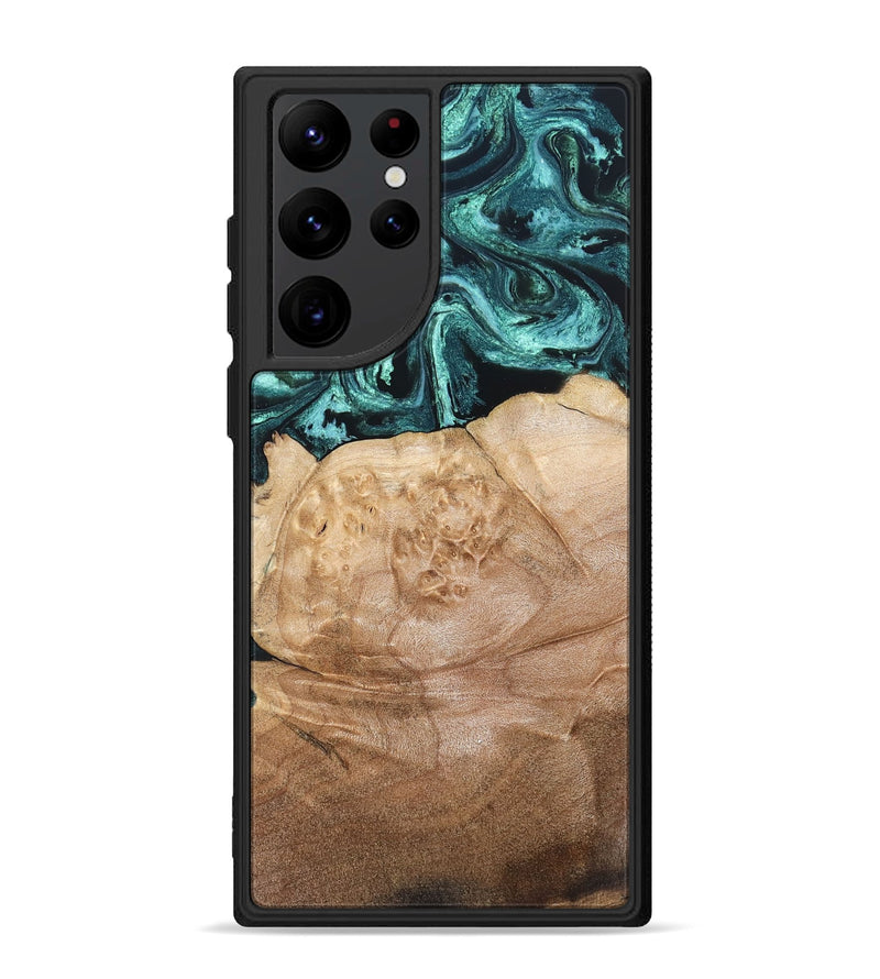 Galaxy S22 Ultra Wood Phone Case - Burton (Green, 820559)