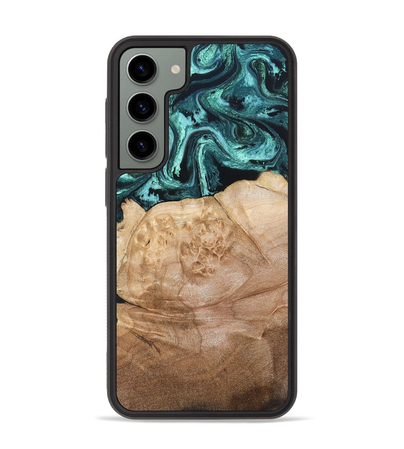 Galaxy S23 Plus Wood Phone Case - Burton (Green, 820559)