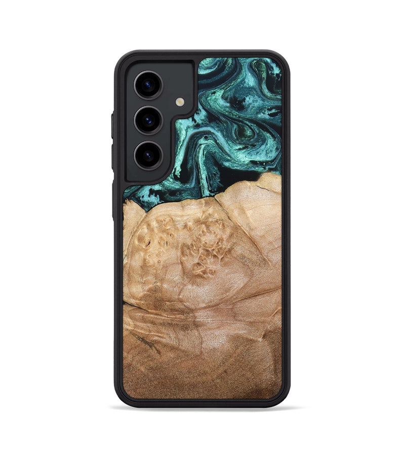 Galaxy S24 Wood Phone Case - Burton (Green, 820559)