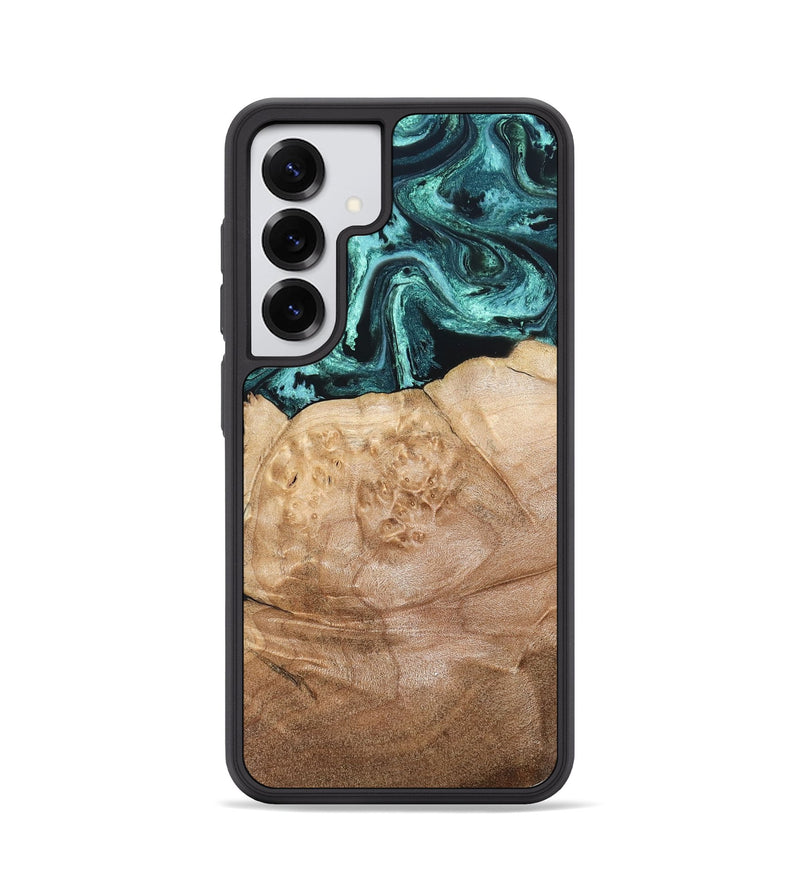 Galaxy S25 Wood Phone Case - Burton (Green, 820559)