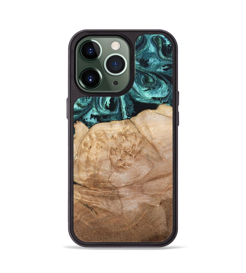iPhone 13 Pro Wood Phone Case - Burton (Green, 820559)