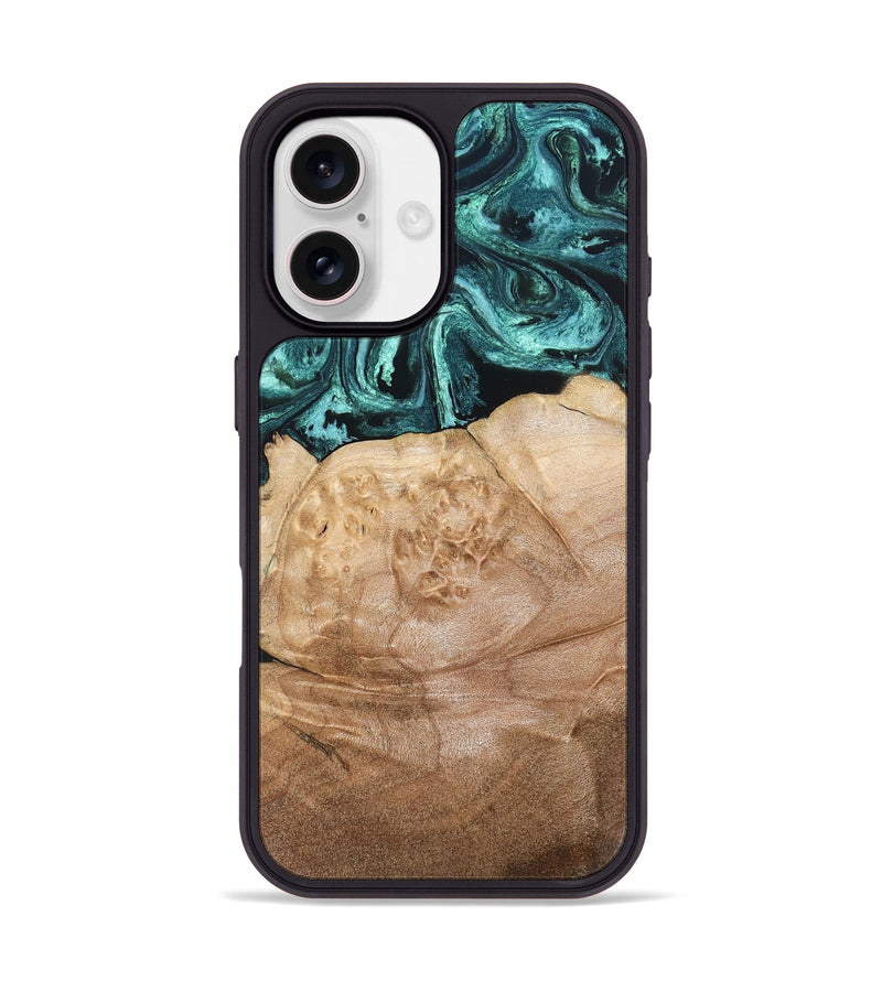 iPhone 17 Wood Phone Case - Burton (Green, 820559)