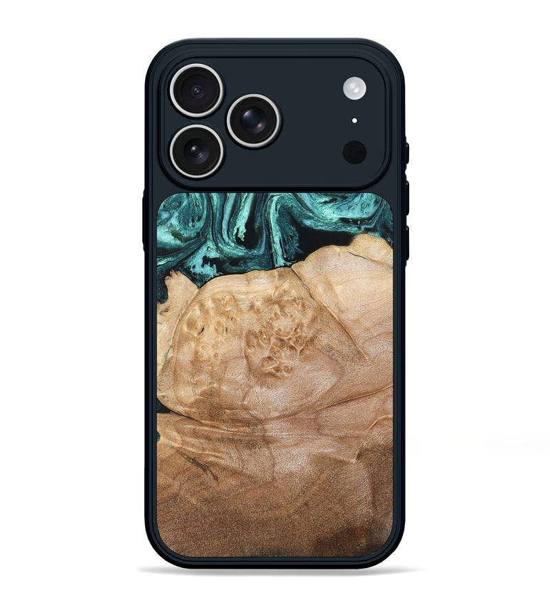 iPhone 17 Pro Max Wood Phone Case - Burton (Green, 820559)