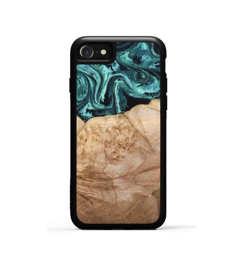 iPhone SE Wood Phone Case - Burton (Green, 820559)
