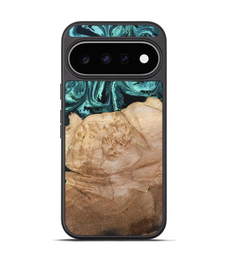 Pixel 11 Wood Phone Case - Burton (Green, 820559)