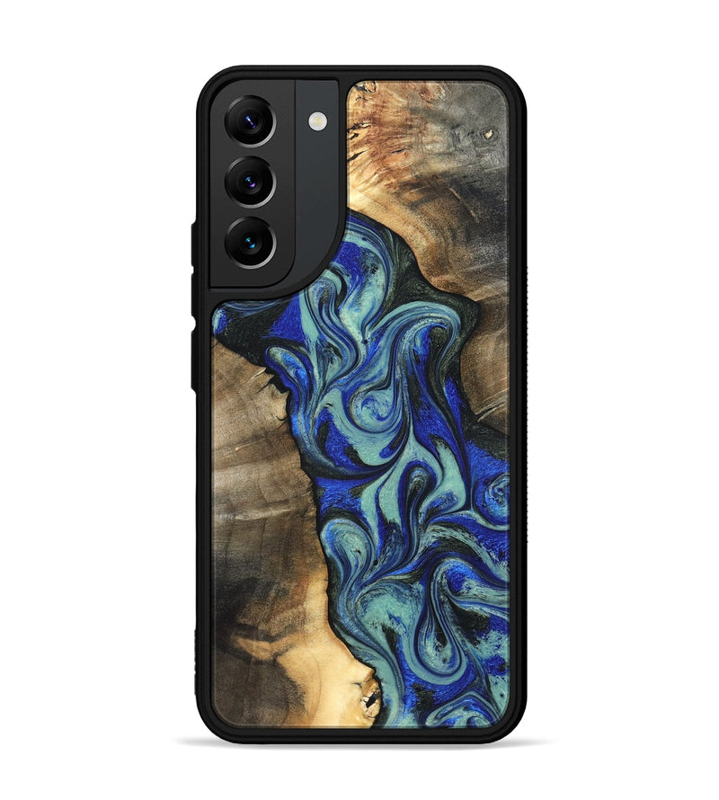 Galaxy S22 Plus Wood Phone Case - Arlette (Blue, 820561)