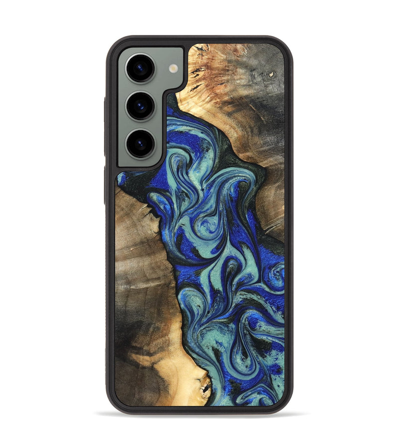 Galaxy S23 Plus Wood Phone Case - Arlette (Blue, 820561)