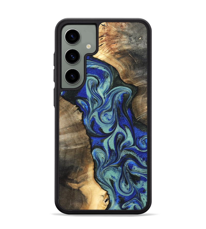 Galaxy S24 Plus Wood Phone Case - Arlette (Blue, 820561)