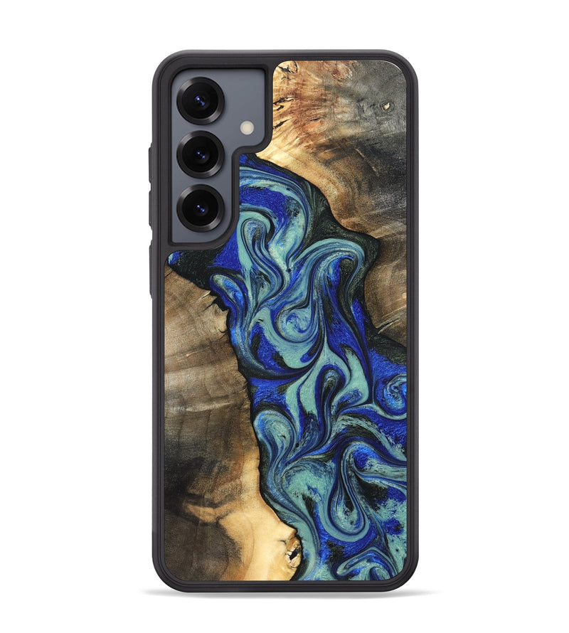 Galaxy S25 Plus Wood Phone Case - Arlette (Blue, 820561)