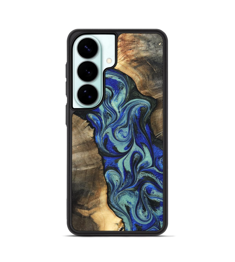 Galaxy S26 Wood Phone Case - Arlette (Blue, 820561)