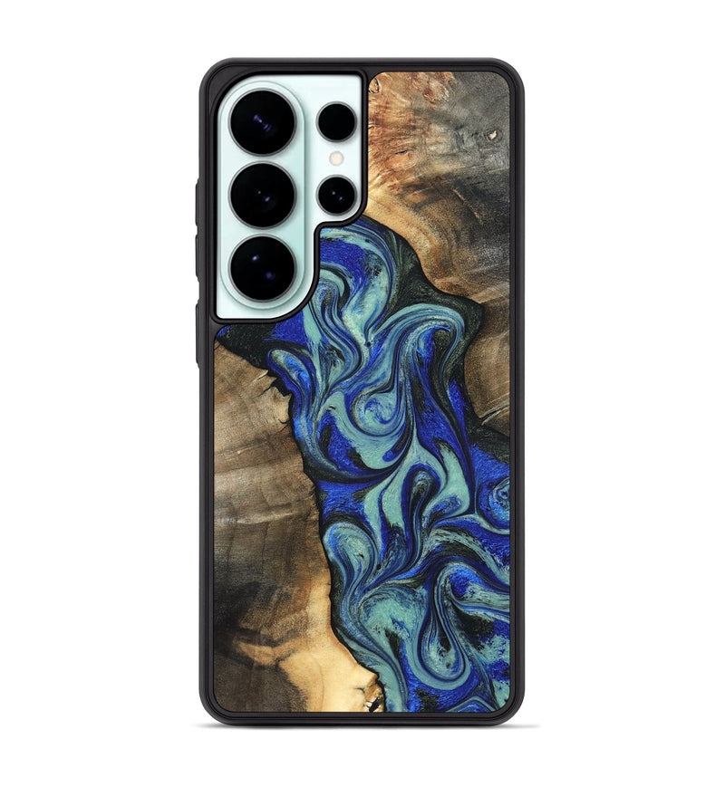 Galaxy S26 Ultra Wood Phone Case - Arlette (Blue, 820561)