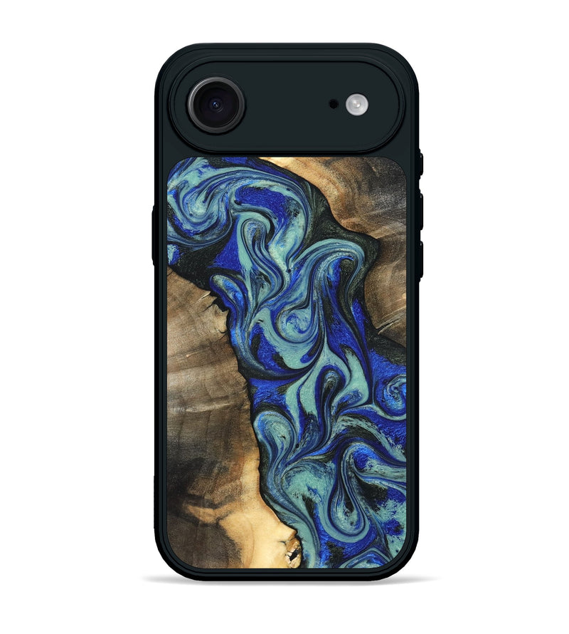 iPhone 17 Air Wood Phone Case - Arlette (Blue, 820561)